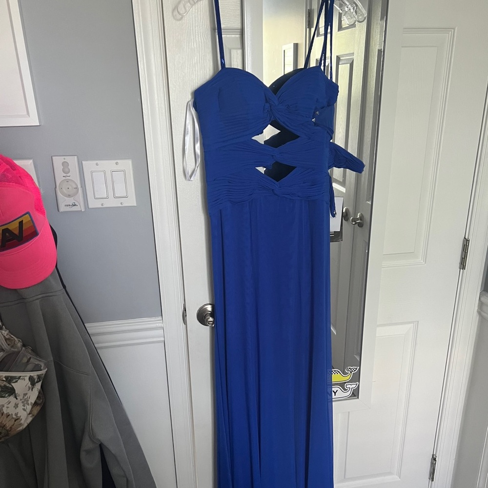 Sherri Hill Cut out long dress